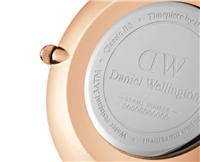Armbanduhr Daniel Wellington Dame Petite Melrose in Stahl DW00100303 - DW00100303